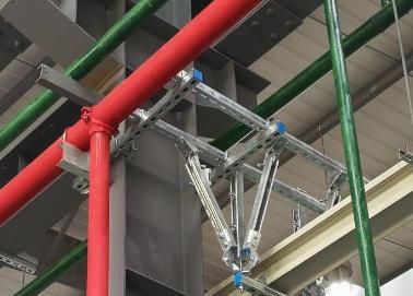 陵水该抗震支架的整体式支吊架结构协调性好